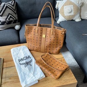 MCM Liz reversible medium tote
